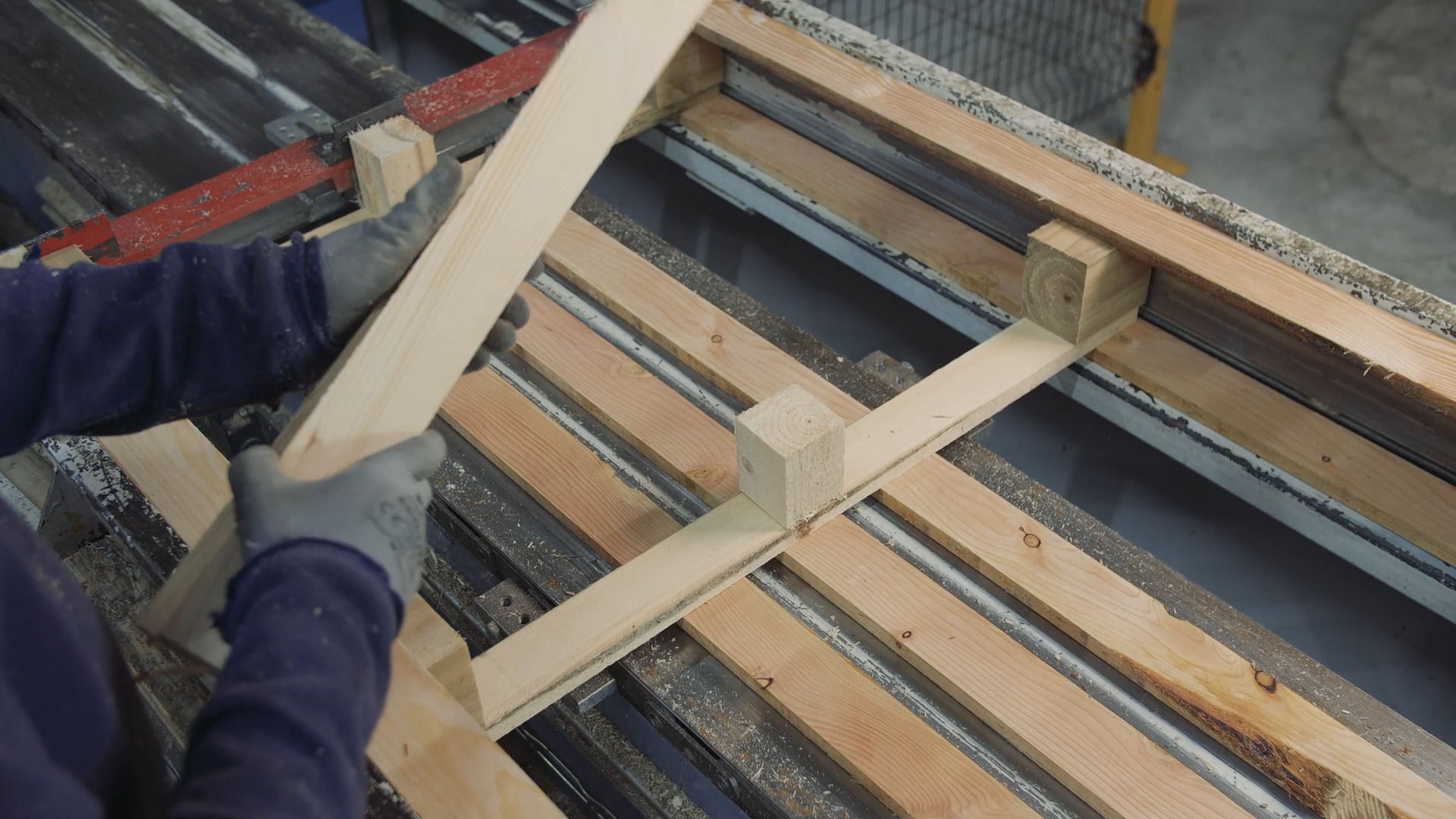 Produzione imballaggi - pedane in legno